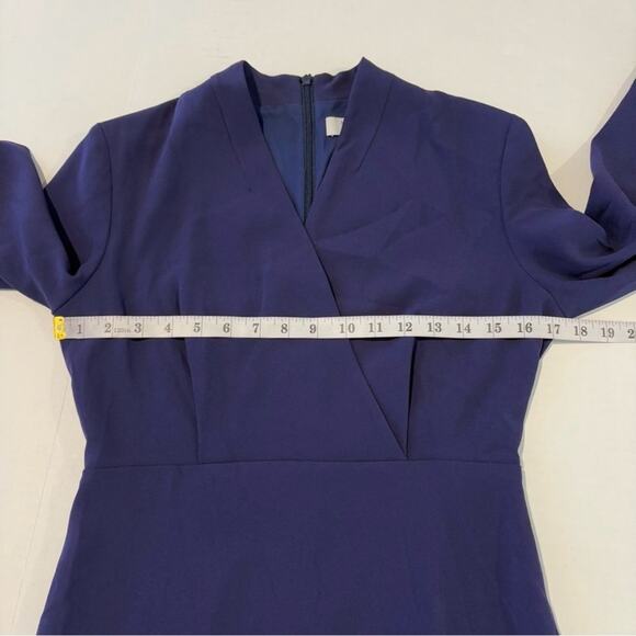 MM Lafleur Niko Dress Dark Blue
Sheath Faux Wrap Knee Length, Size 4 - Picture 11 of 14